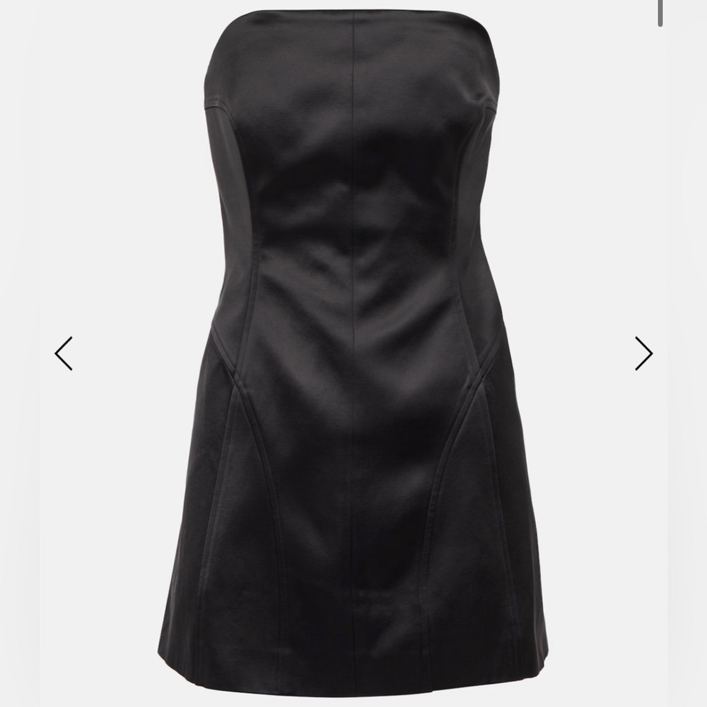 Khaite Janna black mini dress